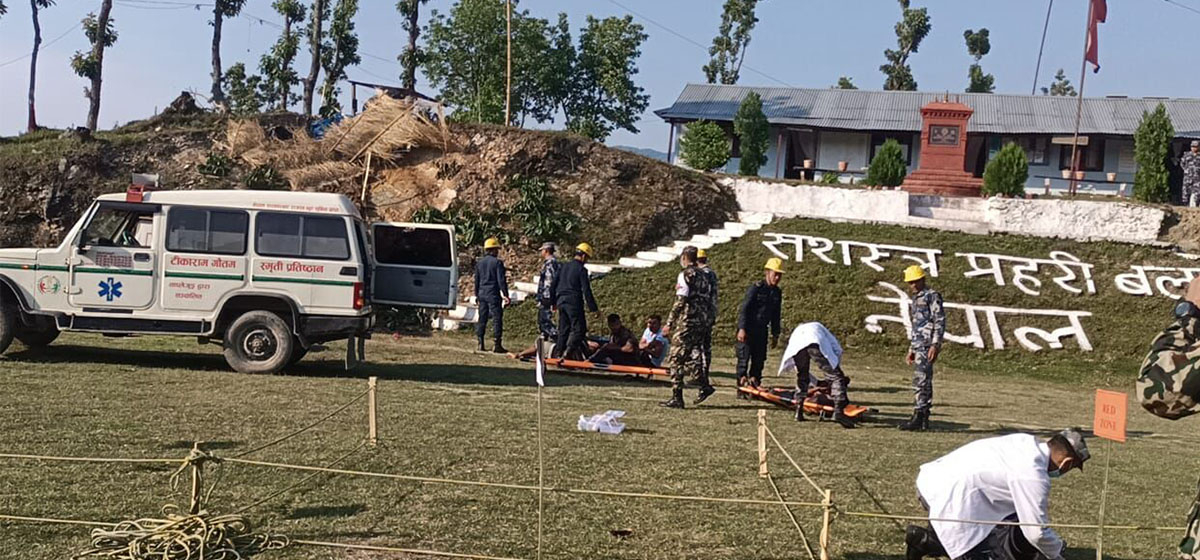 सशस्त्र प्रहरीको मनसुन पूर्वतयारी सुरु