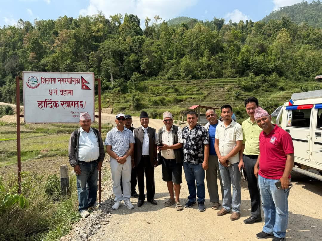 अर्घाखाँचीमा सिँचाइले गरेका कामको अनुगमन