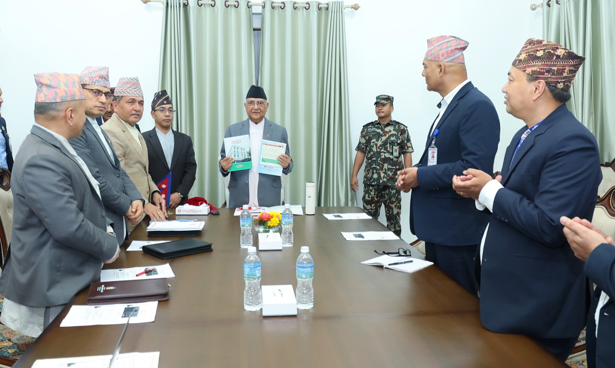 प्रधानमन्त्रीसमक्ष राष्ट्रिय सतर्कता केन्द्रको वार्षिक प्रतिवेदन पेस