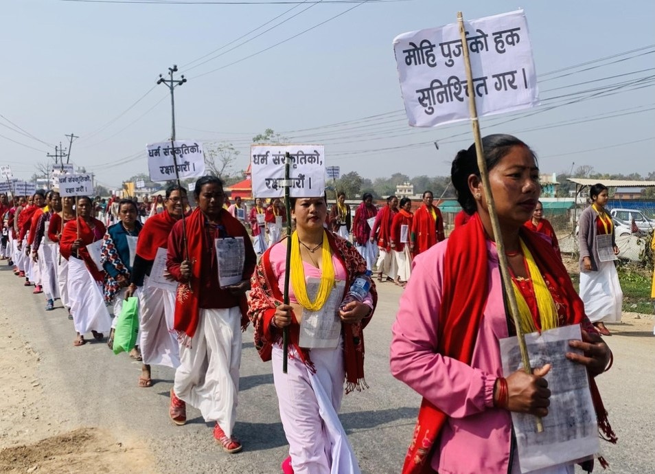 स्वर्गद्वारी गुठीका मोही किसान फेरि सडकमा
