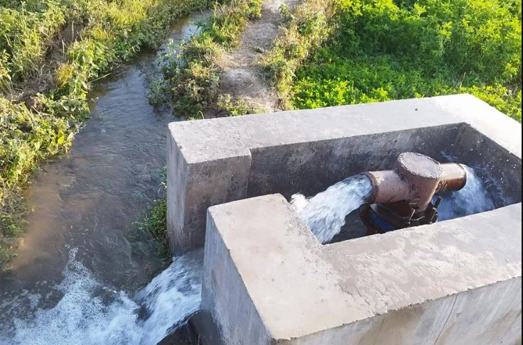 सिँचाइले सुक्खा जमिन हराभरा बन्दै