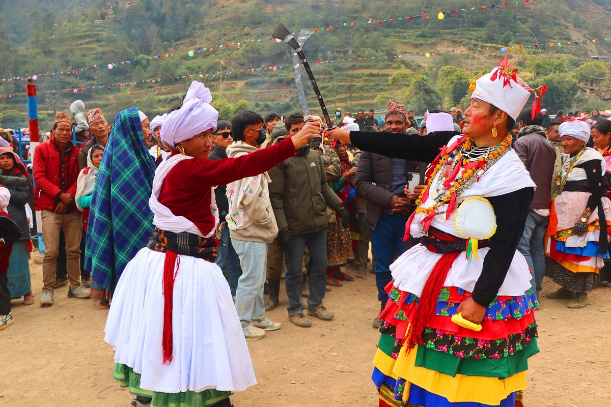 बागलुङको भल्कोटमा ६०० वर्ष पुरानो पुतली नाच