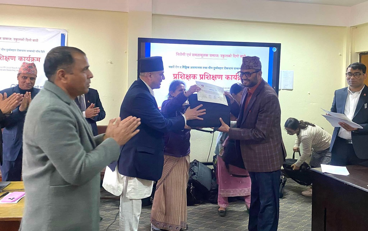 प्रशिक्षक प्रशिक्षण तालिम सम्पन्न
