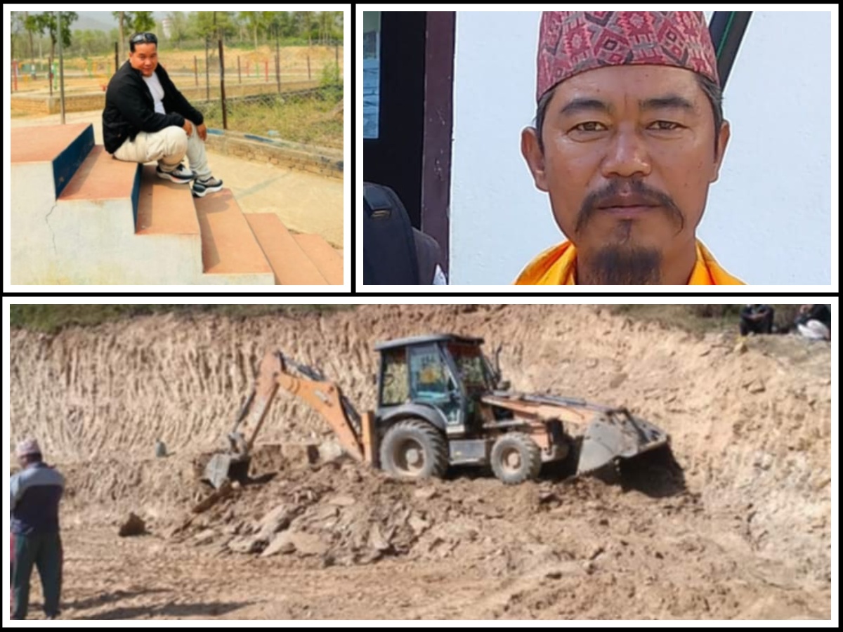 खेल मैदानका लागि दुई युवाले गरे आर्थिक सहयोग  
