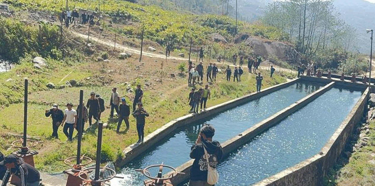 मुआब्जा नपाएपछि माथिल्लो रावाखोला आयोजना बन्द