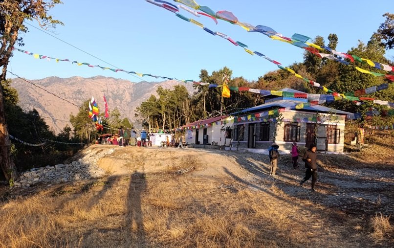 म्याग्दीको प्रभुचेलामा सामुदायिक ‘ध्यान केन्द्र’ स्थापना