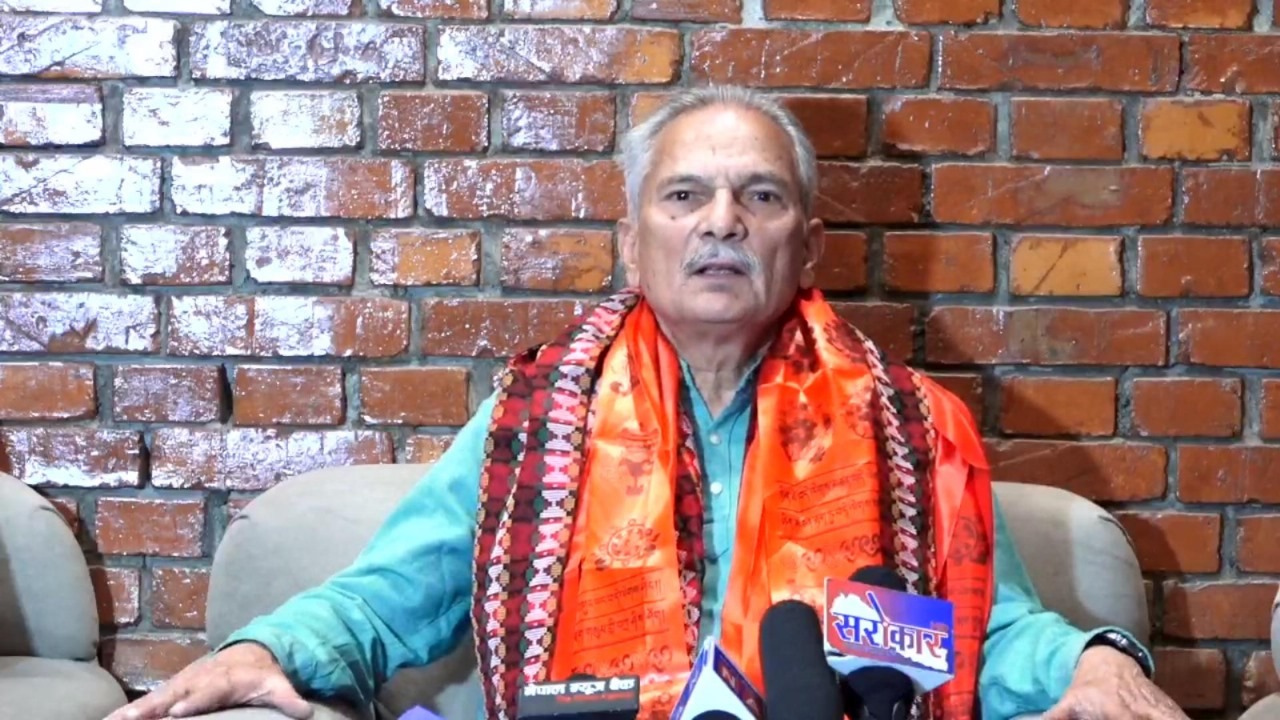 इपिजीको विकल्प सोचौं, भारत नेपालमा व्यवस्था परिवर्तनको पक्षमा छैन : बाबुराम भट्टराई