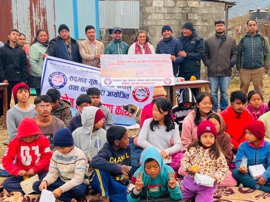 ‘माया घर’ निर्माणमा सद्भाव युवा समाजको आर्थिक सहयोग