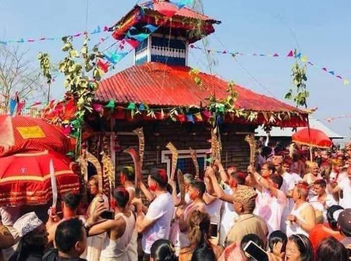 धादिङमा बगाले थापा क्षेत्रीको १४०औं कुलपूजाको  तयारी