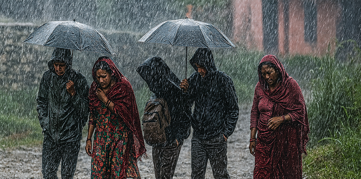 हिमाली र पहाडी भागमा वर्षाको सम्भावना, तराईमा तापक्रम बढ्ने