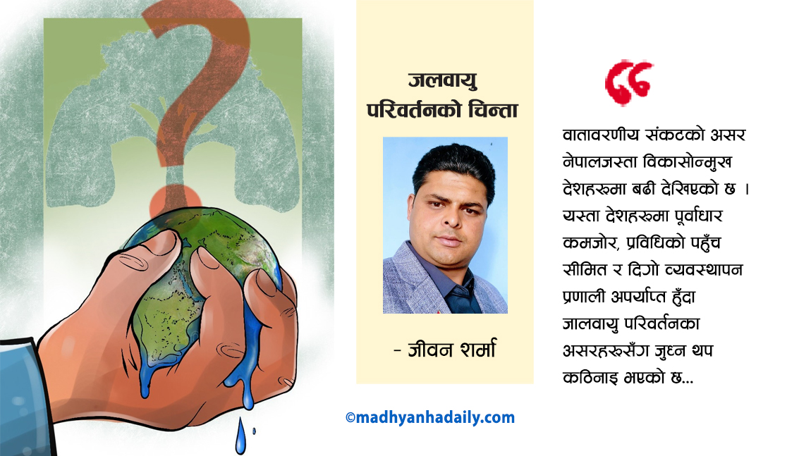 जलवायु परिवर्तनको चिन्ता