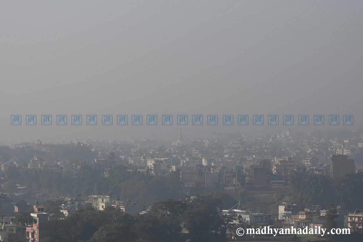 काठमाडौंमा वायु प्रदूषण (तस्बिरहरू)