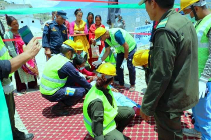 रास्कोटमा विपद् व्यवस्थापन तथा जलवायु परिवर्तन सम्बन्धी तालिम 